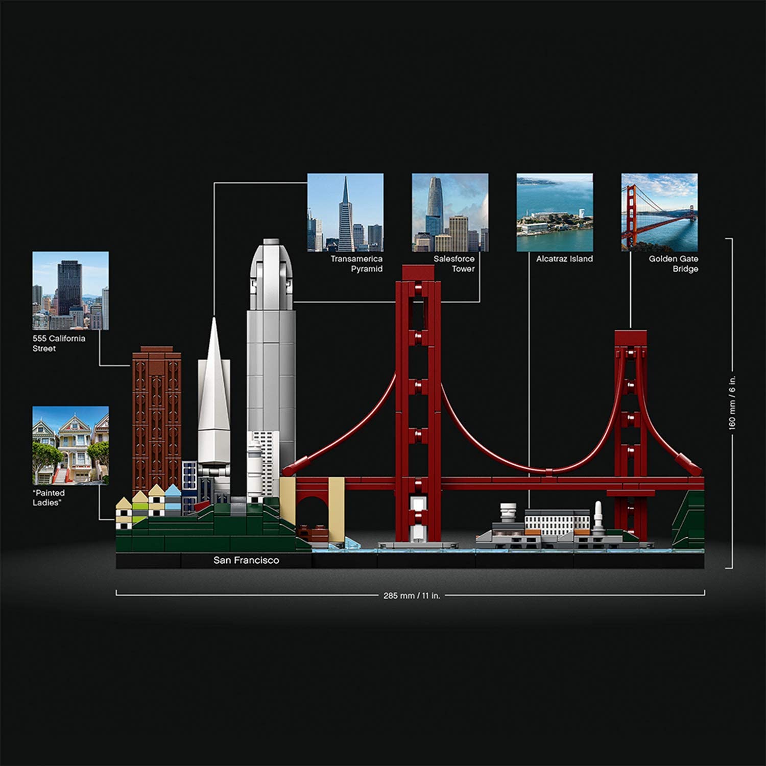 LEGO 21043 Architecture San Francisco Model Building Set